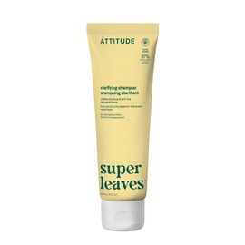 ATTITUDE Clarifying Hair Shampoo, EWG Verified, Restores Shine, Naturally Derived Ingredients, Vegan, Plant Based, Lemon Leaves and White Tea, 8 Fl Oz