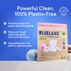 BLUELAND Laundry Detergent Tablets, 120 Count, Spring Bloom Scent, Plastic-Free