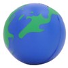 12PCS Globe Soft Ball 63mm Squeezable PU Portable Earth Stress