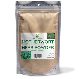 Herb To Body Motherwort Herb Powder – 4oz, Wildcrafted Leonurus Cardiaca, Finely Ground Motherwort Powder for Herbal Tea, DIY Blends, and Traditional Botanical Preparations