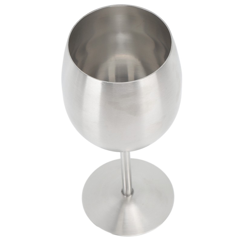 Stainless Steel Stem Wine Glasses Durable 304 Stainless Steel Wine