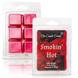 The Candle Daddy Smokin' Hot - Sexy Cinnamon Scented Melt- Maximum Scent Wax Cubes/Melts- 1 Pack -2 Ounces- 6 Cubes Funny Gift