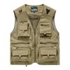 Gihuo Men's Lightweight Casual Vest Outdoor Work Fishing Zipper Travel