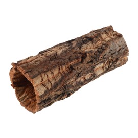 DECHOUS Natural Cork Bark for Reptile Hideout Round Cork Bark Tube Terrarium Accessories 7.8x3in Wood Tree Trunk Climbing Hide for Gecko Lizard Snake Spiders Bearded Dragons Tank Decor