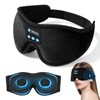 Antifaz para Dormir con Audifonos y Contorno 3D, Blackout y