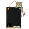 Chalkboards UK Small Memo Board/Chalkboard/Blackboard/Kitchen Chalk Board with Printed Kitten