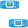 Atento Flushable Wipes, Unscented, 72 Sheets, 7.1 x 7.9 inches (180 x 200 mm), 2 Packs