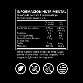 LifeSeasons Suplemento de Glicinato de Magnesio, 120 cápsulas para 1 mes