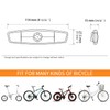 MFC PRO Bicycle Wheel Reflector Amber Pack of 4 (Amber,