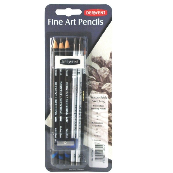 Derwent Sketching Mixed Media, Pack, 8 Count (0700663)