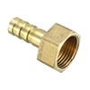 sourcing map Brass Barb Hose Fitting Connector Adapter 8mm Barbed