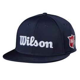 Wilson Mens Flat Brim V.2 Hat, Navy