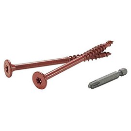 FastenMaster FlatLOK No. 14 x 6-3/4 in. L #40 Torx Tap Flat Head Epoxy Carbon Steel Wood Screws