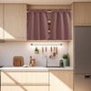 PONY DANCE Short Curtains Kitchen Thermal Curtain Opaque Panel Curtains