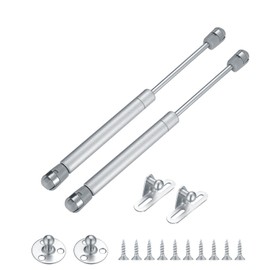 2 Pcs Gas Springs, 100N/22.5LB Gas Struts Lift Supports, Gas Shocks, Soft Close Hinges, Furniture Cabinet Door Lid Stay, Hydraulic Gas Lift Spring Stay for Cabinet, Storage Box Spring Struts
