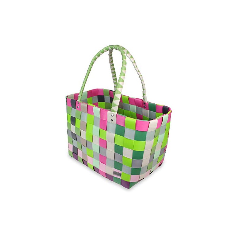 normani Plastic Wicker Basket Ideal as a Shopping or Beach