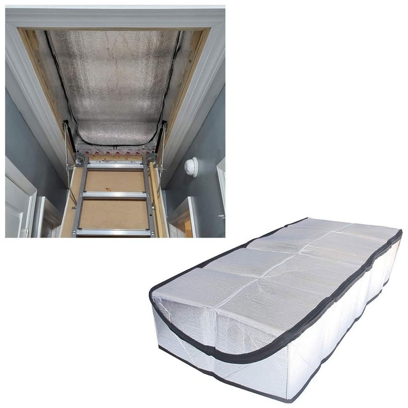Attic Stairway Insulation Cover Energy Saving Attic Stairs Door Ladder