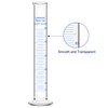 Labasics 4-Pack Borosilicate Glass 50 ml Heavy Wall Graduated Cylinder