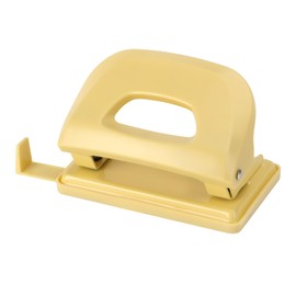 TYS Tabletop Punch Force, 2 Holes, 15 Punching Sheets (Yellow)
