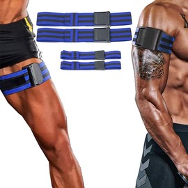 Tumnea Occlusion Training Bands, Cuff Band, Occlusion Training, Arm Muscle Training Bands, Weightlifting, Muscles, Blood Flow Restriction, Pack of 2