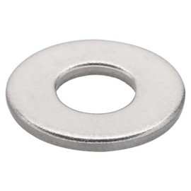 1/4" Stainless Washer (100 pack), 5/8" Outside Diameter, 18-8 (304) Stainless Steel by Makers Bolt