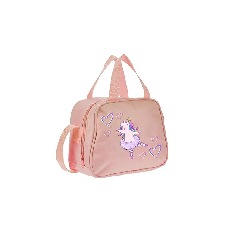 Unicorn Ballerina Pink Childrens Kids Ballet Tap Dance Bag (PAR2)