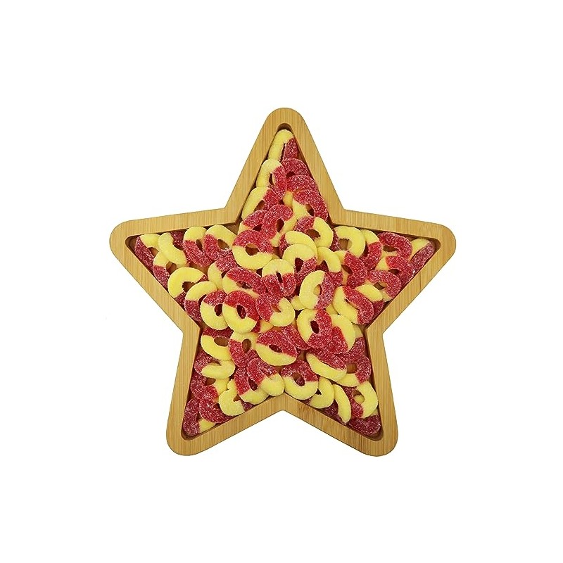 Peach Flavor Gummy Rings (4 Pound)