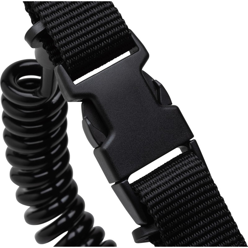 Cressi Laynyard with Ring - Elastic Spiral Cable for Diving