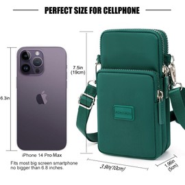 DuoLmi Small Crossbody Bags for Women, Cell Phone Crossbody Bag Wallet Phone Purse Lightweight Pockets Handbags Mini Shoulder Bag