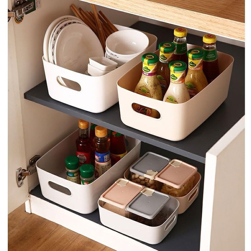 Storage Box, Storage Case, Small, Set of 6, Soft Polyethylene