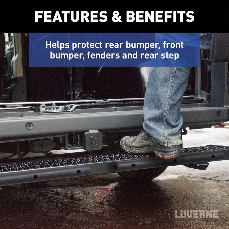 LUVERNE 2090616 20-Inch Universal Rubber Bumper Guard Protector Strip Loading