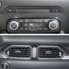 YAMUDA Compatible with Decorative Interior Protection Carbon Fiber Sticker for