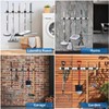 TOPSKINOY 2 Pack Broom Holder Wall Mount, Stainless Steel Broom