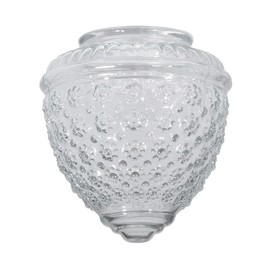 B&P Lamp® 5 1/2" Clear Pineapple Fixture Shade