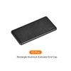 Rebower Single Hole Rectangle Aluminum Extrusion End Cap [for Aluminum