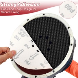 Sandpaper 225 mm Velcro (Pack of 30, 80 Grit)