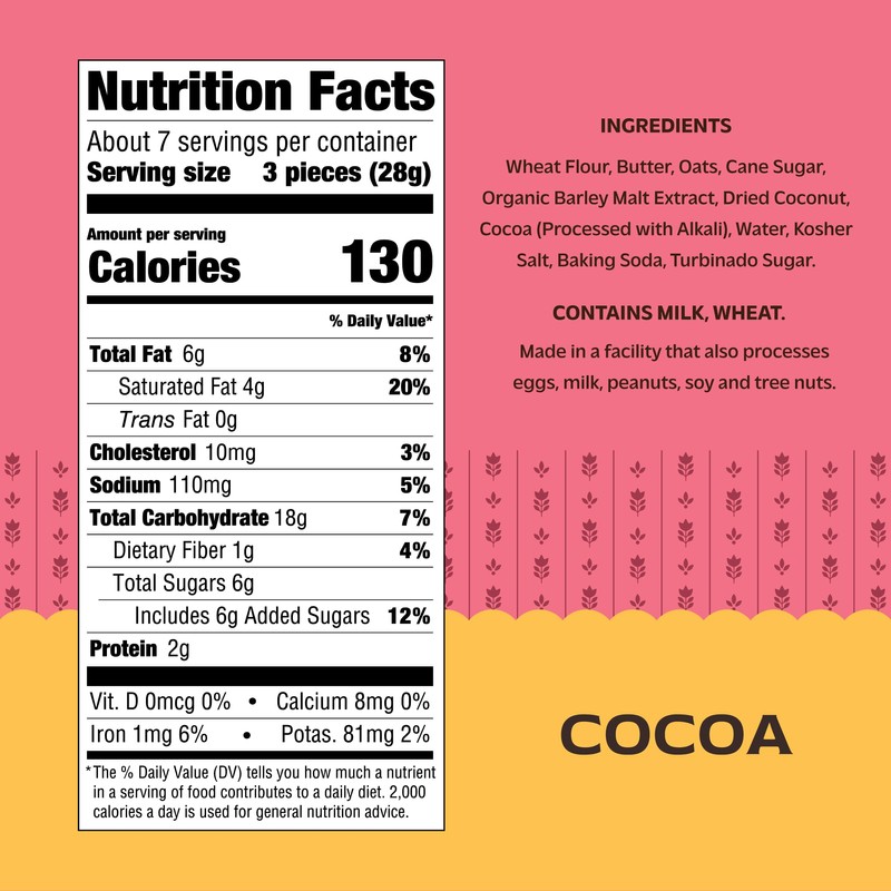 Effie's Homemade Biscuits - Cocoa - 1 Pack