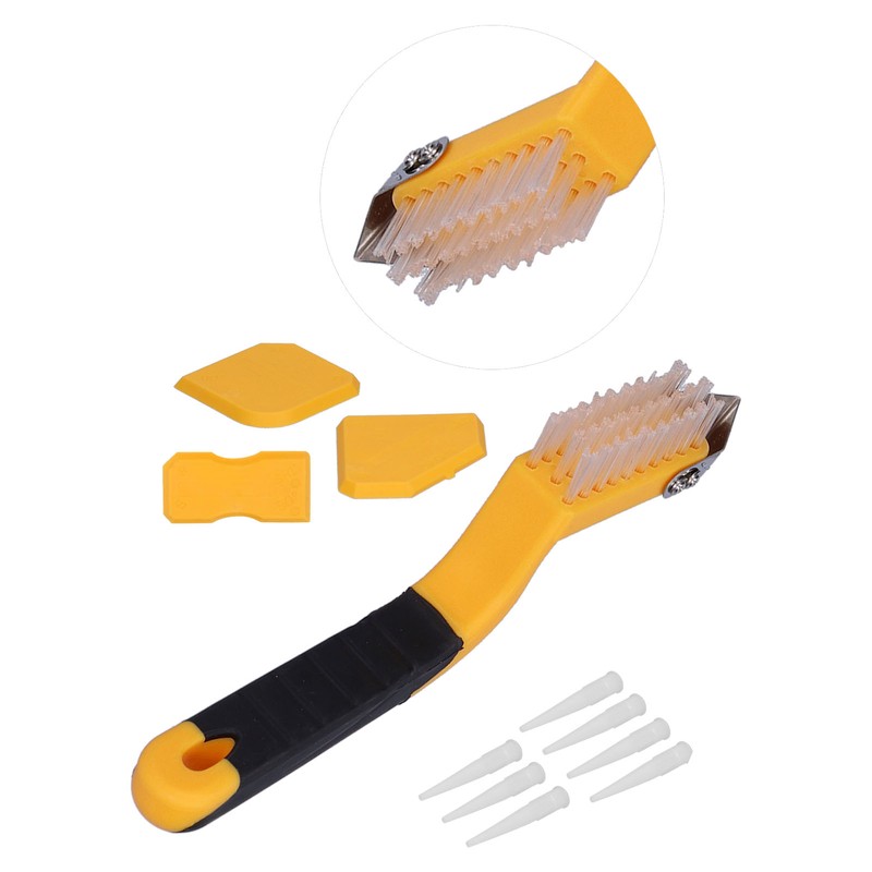 11Pcs Caulking Tool Silicone Grout Scraper Glue Remover Cleaner Set