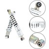 labwork 2 x Front Shocks Absorber Spring White Replacement for