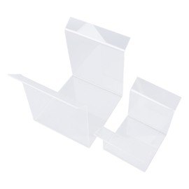 2Pcs Zip Lock Bag Holder Acrylic Food Storage Bag Stand Home Kitchen Baggy Rack Holder