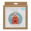 Trimits Embroidery Punch Needle Hoop Kits, 15.2cm 6”, Gingerbread House
