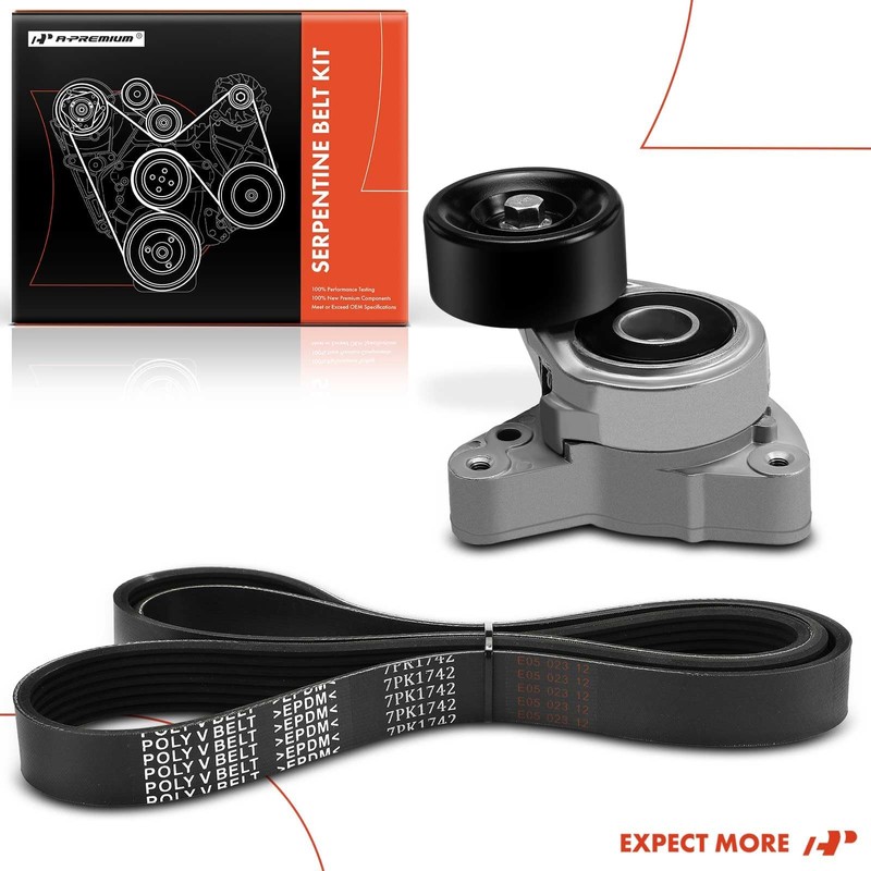 A-Premium Engine Serpentine Belt Drive Kit Compatible with Honda CR-V