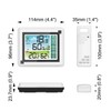 Digital Thermometer/Hygrometer, Indoor, Outdoor Sensor Included, LCD Large Screen, Color