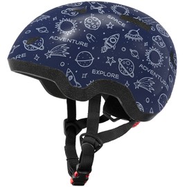 Toddler Bike Helmets for Age 1-4 Years Old Boys and Girls, Adjustable Kids Helmets from Infant/Baby to Children (Galaxy,XS)