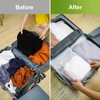 Dllxumm Frosted Zipper Plastic Bags for Clothes, 100 Pcs 10x13