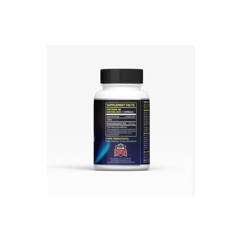 TUDCA Liver Support Supplement – Pure Tauroursodeoxycholic Acid – 60