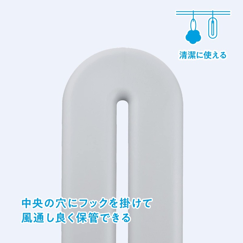 Kai Corporation Oval Ring Hair Brush for Wet Hair, Gray,