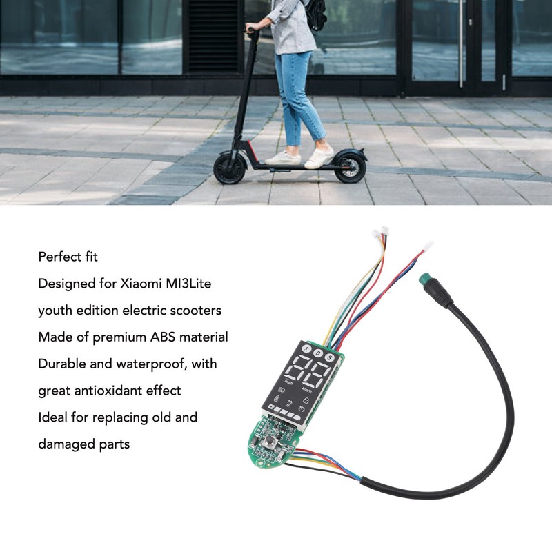 Electric Scooter Circuit Board ABS Waterproof Electric Scooter Dashboard Circuit