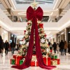 Arcos Rojos Para Árbol De Navidad, Topper Árbol Navidad