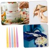 Angoily Elegant Eyebrow Tweezers Set 100pcs Mini Tweezers Flat Tip